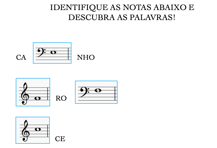 Bingo das Notas Musicais, Jogos Musicais, Musicalização